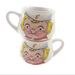 2 Vintage 1998 Campbell’s  Soup Kid Cup Mug Bowl